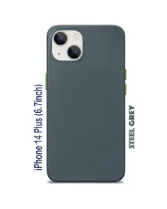 Goui iPhone 14 Plus (6.7inch) Magnetic Case with Magnetic Bars - Steel Grey