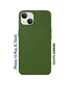 Goui iPhone 14 Plus (6.7inch) Magnetic Case with Magnetic Bars - Olive Green