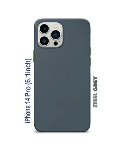 Goui iPhone 14 Pro (6.1inch) Magnetic Case with Magnetic Bars - Steel Grey