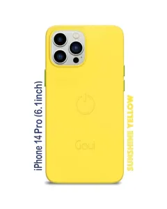 Goui iPhone 14 Pro (6.1inch) Magnetic Case with Magnetic Bars - Sunshine Yellow