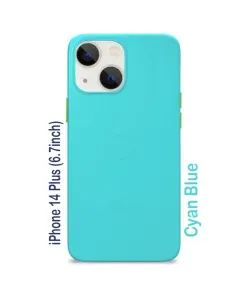 Goui iPhone 14 Plus (6.7inch)  Magnetic Case with Magnetic Bars - Cyan Blue