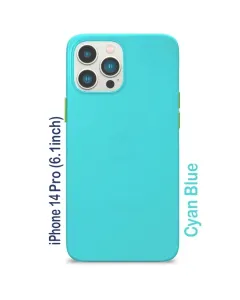 Goui iPhone 14 Pro (6.1inch) Magnetic Case with Magnetic Bars - Cyan Blue