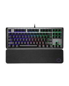 Cooler Master CK530 V2 Tenkeyless RGB Mechanical Gaming Keyboard and Wrist Rest - (AE Layout) - Red Switch