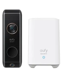 Anker Eufy Video Doorbell Dual Camera 2K with HomeBase - Black