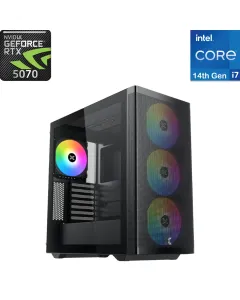 Xigmatek Intel Core I7 - 14th Gen Rtx 5070 Eagle 12gb Gaming Pc - Black
