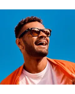 Ray-Ban Meta - Wayfarer glasses with Meta AI, Audio, Photo, Video Compatibility - Polarized Gradient Graphite Lenses - Matte Black