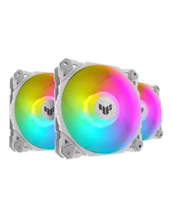 Asus TUF Gaming TF120 ARGB 3 in 1 Gaming Case Fan - White