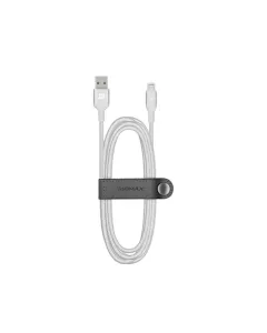 MOMAX Elite iPhone USB Cable Triple Braided 1.2m - Silver