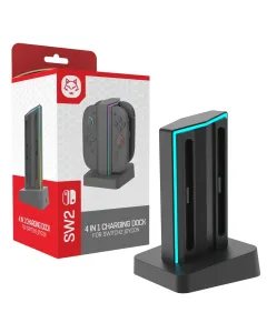 4 in1 RGB JoyCon Charging Dock For Nintendo Switch 2