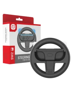 Joycon Game Steering Wheel For Nintendo Switch 2 - Black (1pcs)