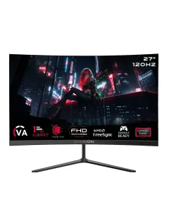 GAMEON GOC27F120VA Pro Series 27" FHD, 120Hz, MPRT 1ms, HDMI 2.1, VA Panel Curved Gaming Monitor (Supports PS5) - Black