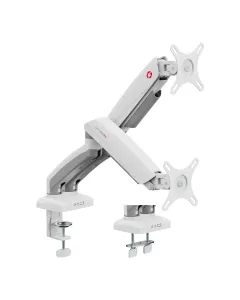 Gameon Go-5450 Mechanical Spring Monitor Dual Arm For Gaming And Office Use - White