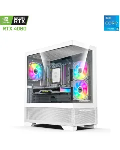Lovingcool Intel Core i5 13TH GEN 4060 OC Edition Gaming Pc -White