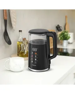 Lepresso Electric Window Kettle Multi-Temprature Display - Black