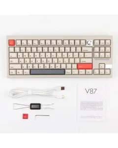 Cidoo V87 Pro Gasket Tkl Tri-mode Via Programmable Mechanical Keyboard (English) (Open Box)