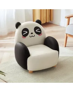 Linsy Kids Mini Sofa Chair - Black & White