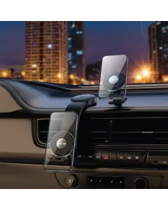 Green Lion 2 in1 Magflex Car Phone Holder - Black