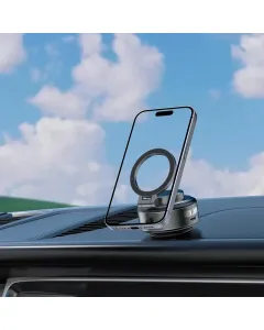 Green Lion GX-29 Auto Suction Phone Holder - Matte Black
