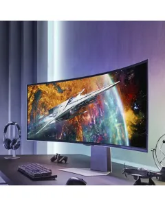 SAMSUNG 49″ Odyssey OLED G9 DG952S Curved Smart 240Hz 0.03ms DQHD HDR Speaker Gaming Monitor