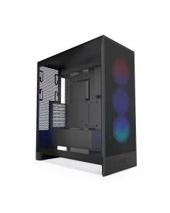 NZXT H7 Flow (2024) RGB Mid Tower ATX Case - Black