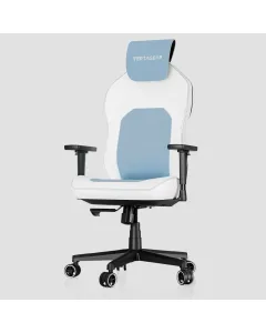 VERTAGEAR SL1800 Office Gaming Chair - White / Black / Baby Blue