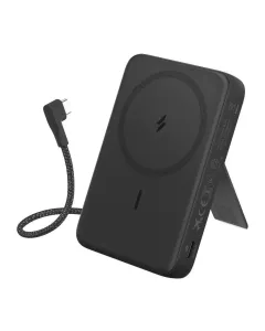 Anker Zolo 10000mAh Wireless Charging USB-C Power Bank with Stand & Cable Black