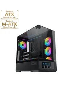 XIGMATEK VISION ARGB LED ATX Mid-Tower Case - Black