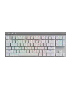 Logitech G515 TKL LIGHTSPEED Low-Profile Wireless Gaming Keyboard Tactile Switch - White (US Layout)