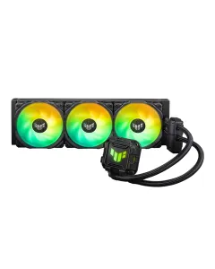 ASUS TUF Gaming LC II 360 ARGB all-in-one CPU liquid coolers with Aura Sync and three TUF Gaming 120mm ARGB radiator fans