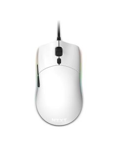 NZXT LIFT Lightweight Ambidextrous medium Wired Mouse - White