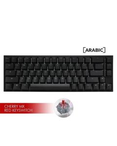 Ducky One 2 SF English/Arabic Gaming Keyboard - Black - Red Switch