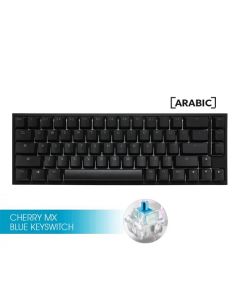 Ducky One 2 SF English/Arabic Gaming Keyboard - Black - Blue Switch
