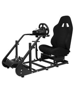 Xtreme Console Chair With Wheel Stand -Black