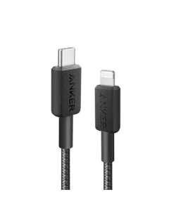 Anker 322 Usb-c To Lightning Cable Braided (1.8m/6ft) -Black