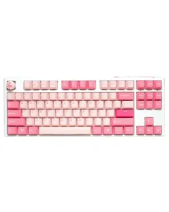 Ducky One 3 TKL - Red Switch Quack Mechanical Keyboard - Gossamer Pink (English)