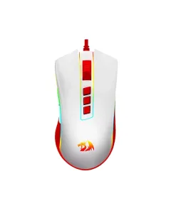Redragon Cobra M711C Wired Gaming Mouse - White Red