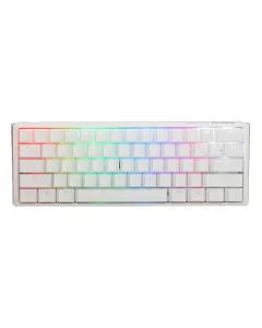 Ducky One 3 Mini - Silent Red Switch RGB Hot-Swap Mechanical Keyboard - Aura White