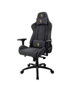 Arozzi Verona Signature Soft Fabric Gaming Chair - Gold Logo
