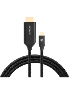 Momax Elite Link USB-C To HDMI 2.0 4K Cable 2m - Black