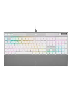 Corsair K70 PRO RGB Optical-Mechanical RGB Gaming Keyboard - White (English)
