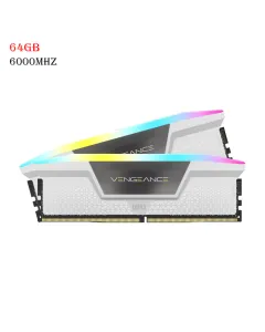 Corsair Vengeance Rgb Ddr5 Ram 64gb (2x32gb) 6000mhz Cl40 Intel Xmp Icue Compatible Computer Memory - White