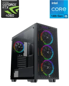 Xigmatek Gaming Gpro Intel Core I5-14th Gen Rtx 4060 Gaming Pc - Black