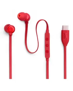 Jbl Tune 310c Wired Usb-c Earphones – Red