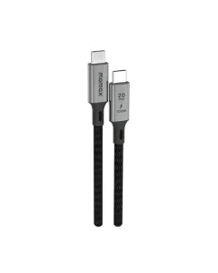 Momax Elite Usb-c To Usb-c Braided Cable 100w (Support Usb3.2 - 2m) - Black
