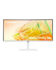 Samsung 34-inch Viewfinity S65tc Series Ultra-wqhd 1000r Curved Computer Monitor Hdr10 100hz Amd Freesync Thunderbolt 4 Height Adjustable Stand Built-in Speakers