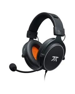 Fnatic React Gaming Headset For Esports With 53mm Drivers, Metal Frame, Precise Stereo Sound, Broadcaster Detachable Microphone