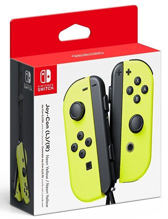 Nintendo Switch Joy-Con (L-R) - Neon Yellow by – Price in Kuwait
