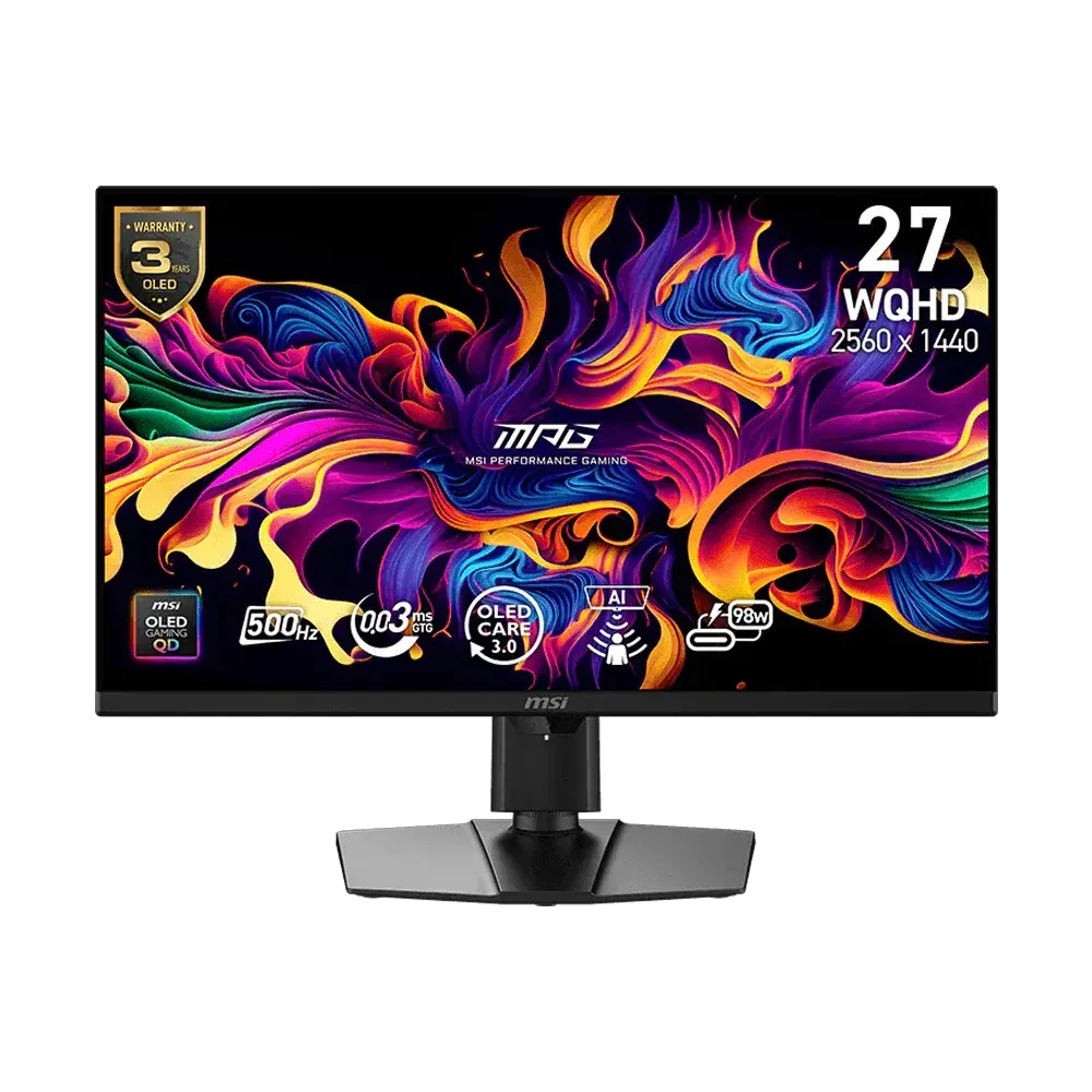 MSI MPG 271QR X50 27" 500Hz WQHD HDMI 2.1 0.03ms QD-OLED Gaming Monitor