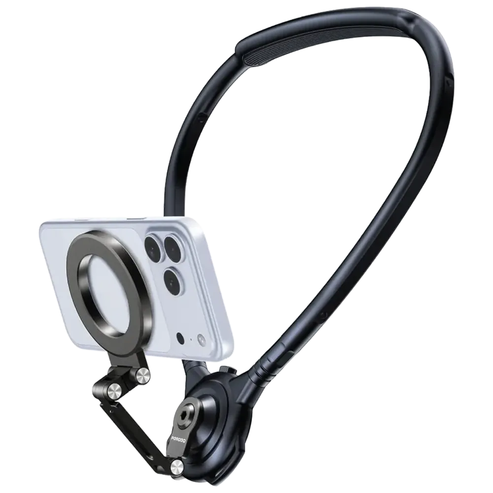 Porodo Stance Neck-Mounted Phone Holder with Hands Free Chest Tripod