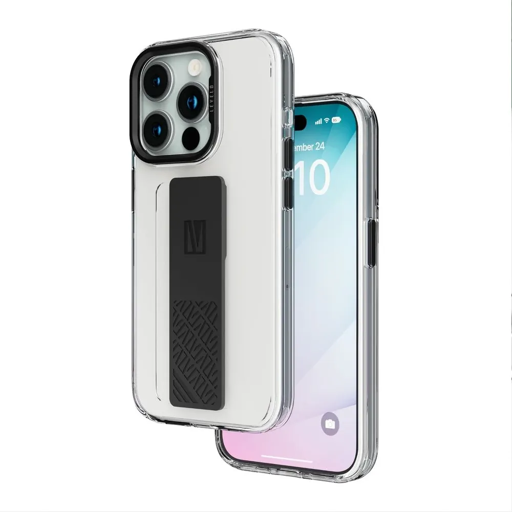 Levelo Graphia IMD Silicone Grip Case - iPhone 15 Pro